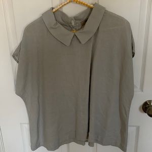 100% linen blouse